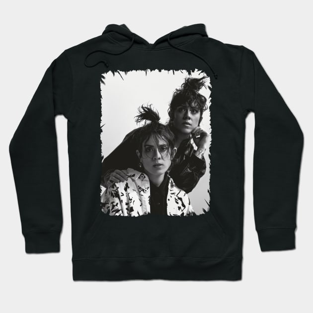 Tegan And Sara Hoodie by Powder.Saga art